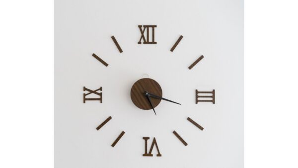 DIY Wall Clock with Roman Numerals - Modern, Customizable Design